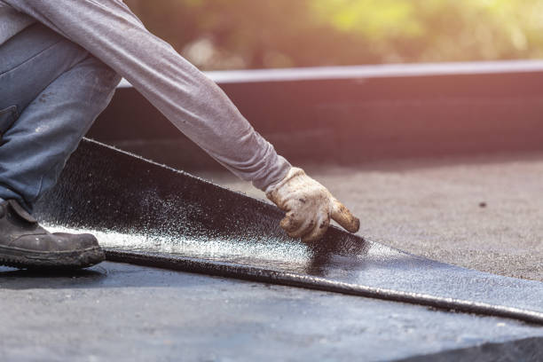 Professional Exterior Waterproofing technician working in Reisterstown, MD